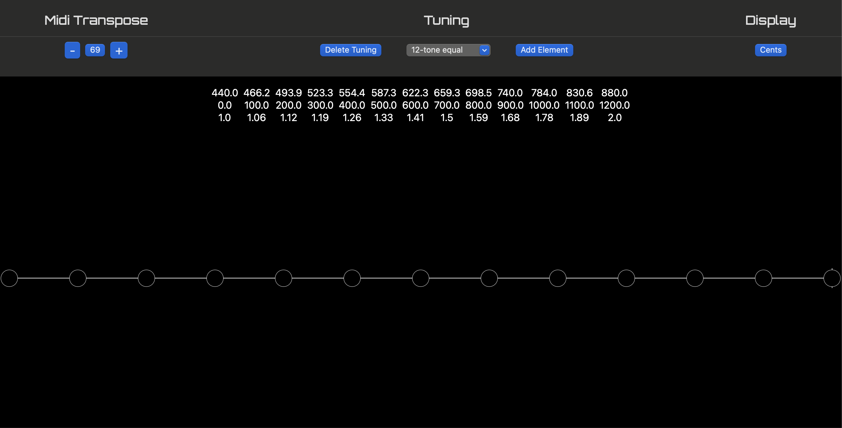 Default tuning